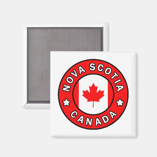 Nova Scotia Kanada Magnet (Vorderseite/Rückseite)