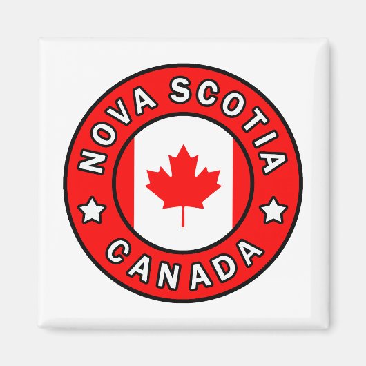 Nova Scotia Kanada Magnet (Vorne)