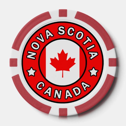 Nova Scotia Kanada Pokerchips (Vorderseite)
