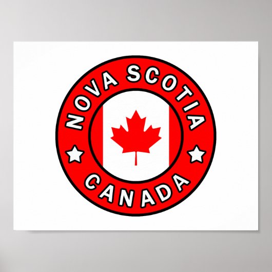 Nova Scotia Kanada Poster (Vorne)