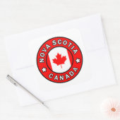 Nova Scotia Kanada Quadratischer Aufkleber (Umschlag)
