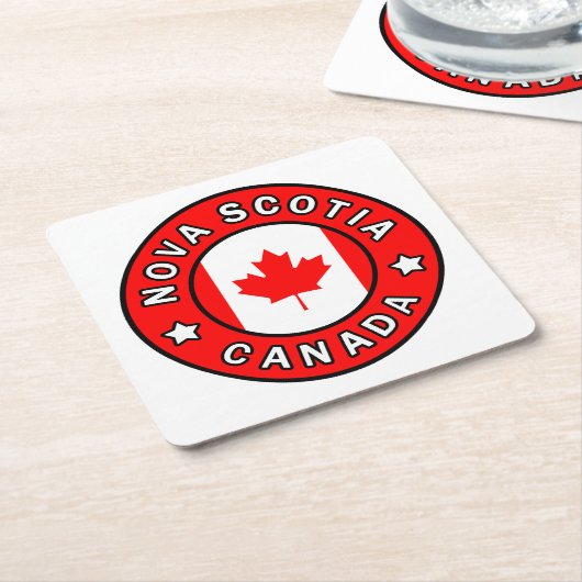 Nova Scotia Kanada Rechteckiger Pappuntersetzer (angewinkelt)