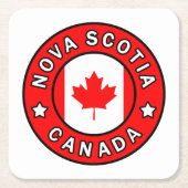 Nova Scotia Kanada Rechteckiger Pappuntersetzer (Vorderseite)