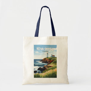 Nova Scotia Kanada Reise Kunst Vintage Tragetasche