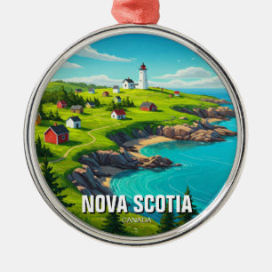 Nova Scotia Kanada Reiseführer Ornament Aus Metall