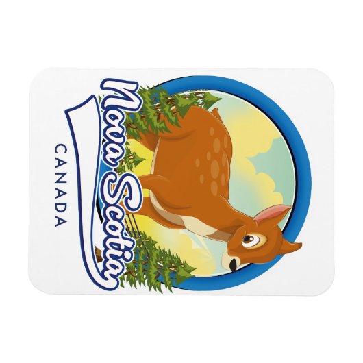 Nova Scotia Kanada Reiselogo Magnet (Horizontal)