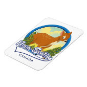 Nova Scotia Kanada Reiselogo Magnet (Linke Seite)