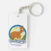 Nova Scotia Kanada Reiselogo Schlüsselanhänger (Rückseite)