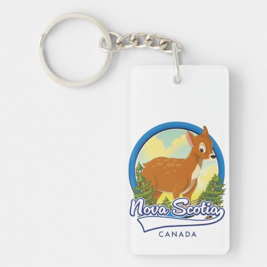 Nova Scotia Kanada Reiselogo Schlüsselanhänger (Vorderseite)