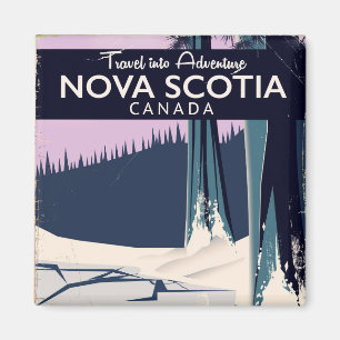 Nova Scotia, Kanada Reiseplakat. Magnet