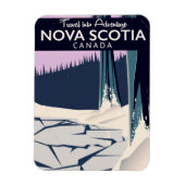 Nova Scotia, Kanada Reiseplakat. Magnet (Vertikal)
