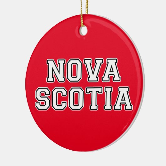 Nova Scotia Keramik Ornament (Links)