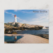 Nova Scotia Lighthouse Travel Foto Postkarte (Vorderseite)