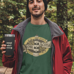 Nova Scotia Logo Lighthouse Kanadische Maritimes T-Shirt