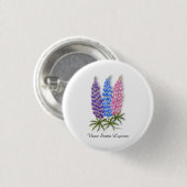 Nova Scotia Lupinen Button (Vorne & Hinten)