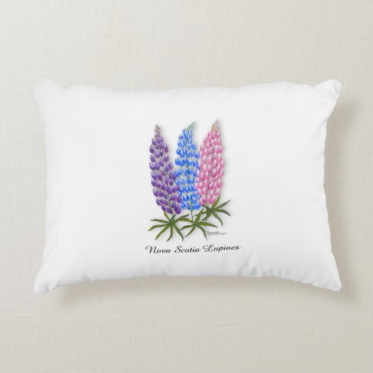 Nova Scotia Lupinen Dekokissen (Vorderseite)