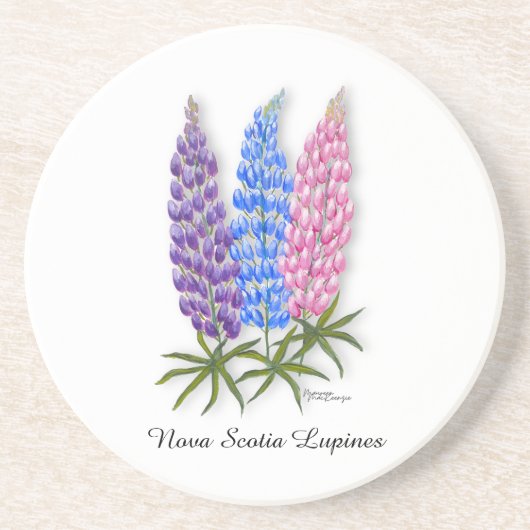 Nova Scotia Lupinen Getränkeuntersetzer (Vorne)