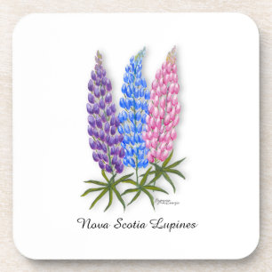 Nova Scotia Lupinen Getränkeuntersetzer