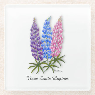 Nova Scotia Lupinen Glasuntersetzer