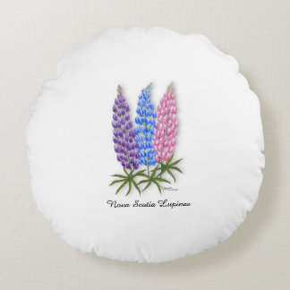 Nova Scotia Lupinen Rundes Kissen