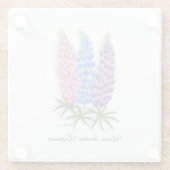 Nova Scotia Lupines Glasuntersetzer (Rückseite)