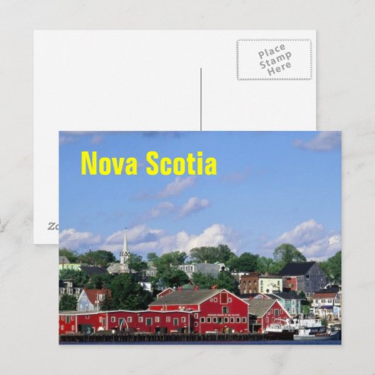Nova Scotia Magnet Postkarte (Vorne/Hinten)