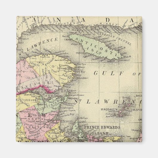 Nova Scotia, New Brunswick, Pr Edward's Id Magnet (Vorne)