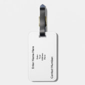 Nova Scotia Personalisiertes Reisegepäck Gepäckanhänger (Rückseite vertikal)