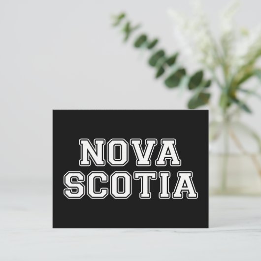 Nova Scotia Postkarte (Stehend Vorderseite)