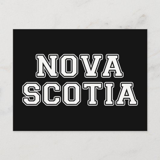 Nova Scotia Postkarte (Vorderseite)