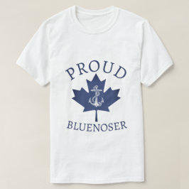 Nova Scotia Proud Bluenoser Ankermaplatte T-Sh T-Shirt