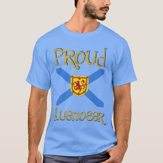 Nova Scotia Proud Bluenoser Nova Scotia Flag T-Shirt (Vorderseite)