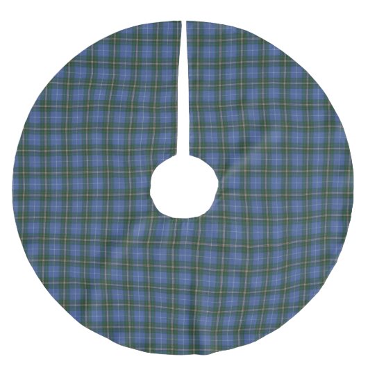 Nova Scotia Provincial Scottish Tartan Polyester Weihnachtsbaumdecke (Vorderseite)