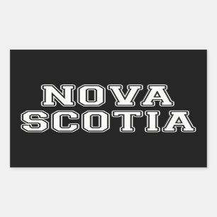 Nova Scotia Rechteckiger Aufkleber