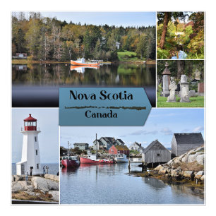 Nova Scotia Reiseplakat, Fotodruck