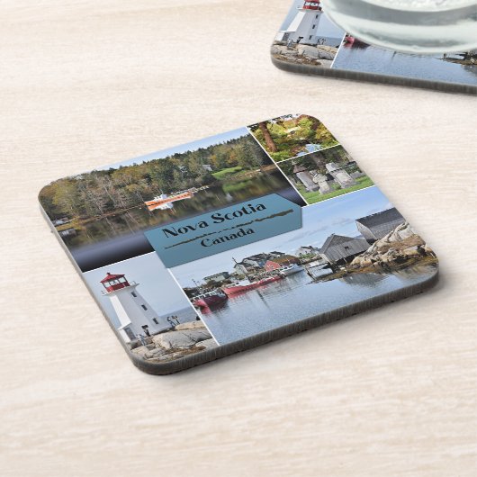 Nova Scotia Reiseplakat, Getränkeuntersetzer (Linke Seite)