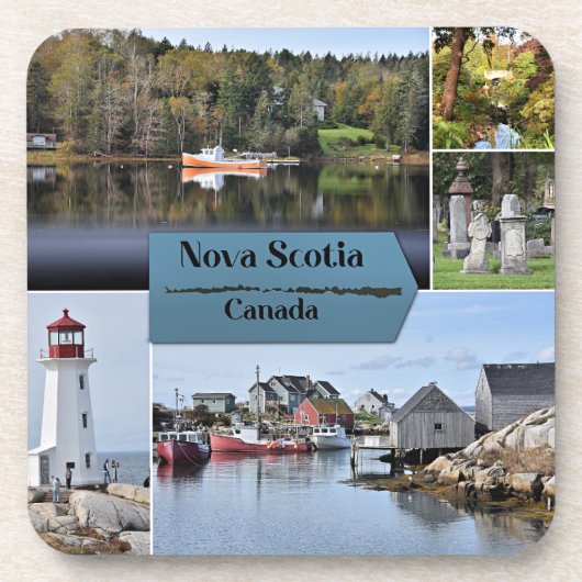 Nova Scotia Reiseplakat, Getränkeuntersetzer (Vorderseite)