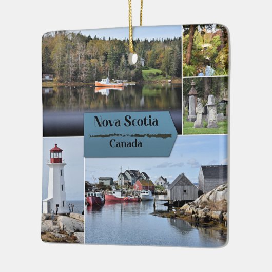 Nova Scotia Reiseplakat, Keramikornament (Links)