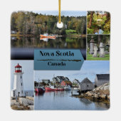 Nova Scotia Reiseplakat, Keramikornament (Rückseite)