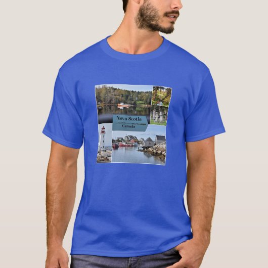 Nova Scotia Reiseplakat, T-Shirt (Vorderseite)