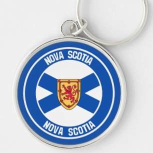 Nova Scotia Round Emblem Schlüsselanhänger