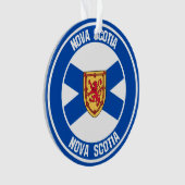 Nova Scotia Runde Emblem Ornament (Vorderseite)