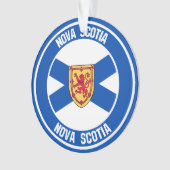 Nova Scotia Runde Emblem Ornament (Vorderseite)