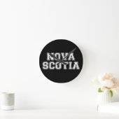 Nova Scotia Runde Wanduhr (Zuhause)