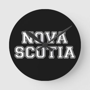 Nova Scotia Runde Wanduhr