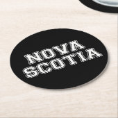 Nova Scotia Runder Pappuntersetzer (Angewinkelt)