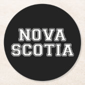 Nova Scotia Runder Pappuntersetzer (Vorderseite)