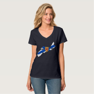 Nova Scotia Shirt Halifax Shirt Nova scotia Karte