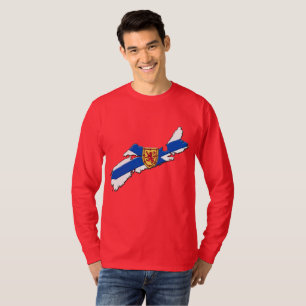 Nova Scotia Shirt Halifax Shirt Nova scotia Karte