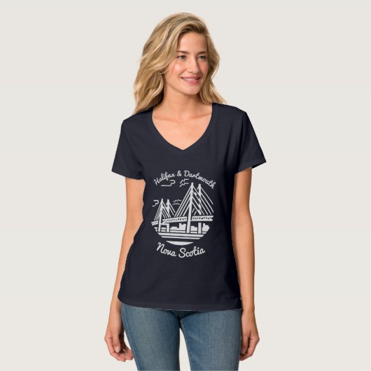 Nova Scotia Shirt Halifax und Dartmouth Shirt (Vorderseite Vollansicht)